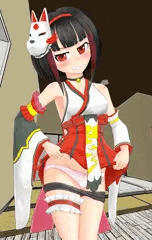 夕立x和装xたくしあげ