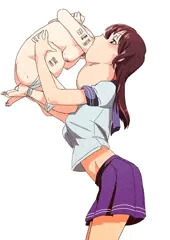 丸呑み娘の昼食
