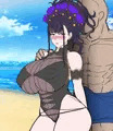 「水着紫式部のドスケベ寝取られ官能取材記」ラフ