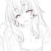 酔ったシュナに襲われる日　線画