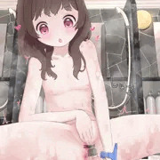 銭湯でおいたする子
