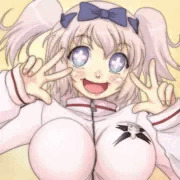 雲雀ちゃんダブルピース