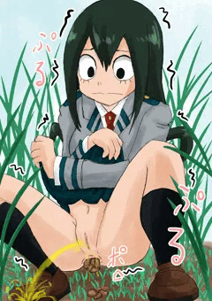 【僕のヒーローアカデミア】 蛙吹梅雨 お外で