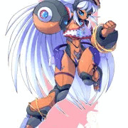 ご依頼で描いたロボ娘化アクアさんバスター仕様！
