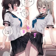 Hはダメだけど兜合わせはギリOKなふたなりちゃん