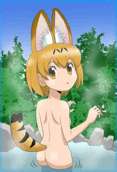 温泉サーバル