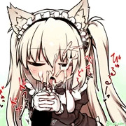 メイドのらちゃん手袋コキ
