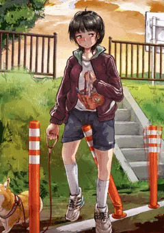 犬の散歩