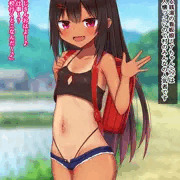 メスガキ看板娘の登校風景
