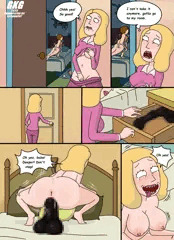 Summer Smith, Sneaking into Morty's room at night 7