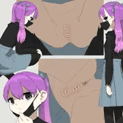 地雷ちゃんのノーパンまんこ