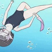 溺れた娘