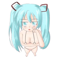 ミクさんマイクロ水着