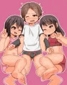 3p子供同士漫画『双子が遊びにやってきた！！』