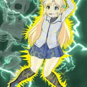 ちびアルファ、感電する