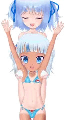 鮫ちゃんのワキでおにぎりを作るぺこらさん