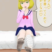 マナちゃん足フェチイラスト（コミッション）