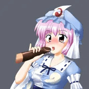 幽々子様とポッキーゲーム