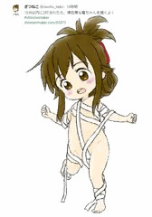 裸包帯な電ちゃん