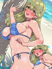 支援サイト更新：南国で乱れる♥来訪者さん＋メイキング
