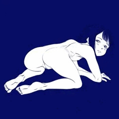 青い尻。