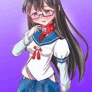大淀さんに首輪を