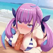 湊あくあ 水着 Ver うごイラ