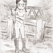山中散策娘