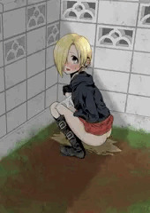 お外でおしっこしちゃう小梅ちゃん