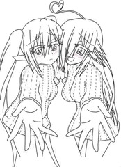 ニンフとルチア