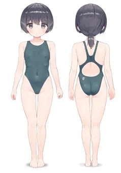 skeb競泳水着