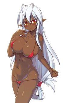 赤ビキニ
