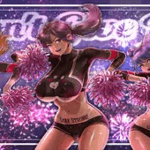Cheering!