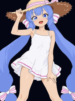 夏のウナちゃん