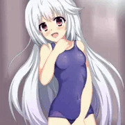 白髪ロリ娘　差分付き