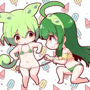 水着ずん子＆ずんだもん