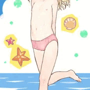 ロシア特有の浜辺スタイル