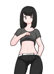 腹筋女子