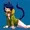 コートの下大胆なねこちゃん