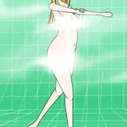 シャワー浴びるリリィ