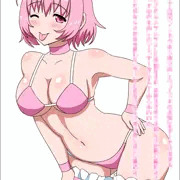 【バーチャルドール】エッチな衣装を着せる（ピンク髪・水着）