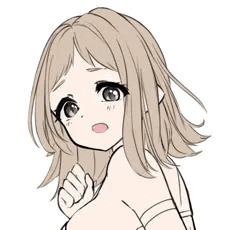 櫻木真乃ちゃん　ラフ