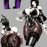 バニースーツのケヤキさん