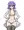 青髪娘ビキニ絵