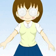 瓶底眼鏡っ娘