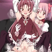 【Skeb】ふたなりまどか×杏子