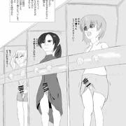 ふたなり廃人射精