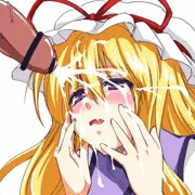 ゆかりんに顔射