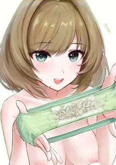 ウジ虫パンツあやとり（Skebリク絵）