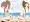 浜辺で高木さんとすみれちゃんにＷ騎乗位される西片くん